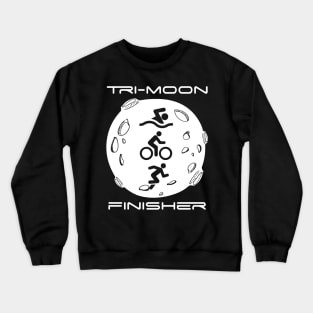 Space Moon Triathlon Finisher Crewneck Sweatshirt